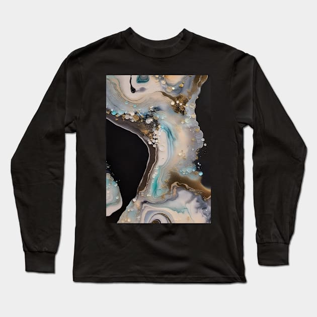 Abstract gem stones Long Sleeve T-Shirt by MyAbstractInk